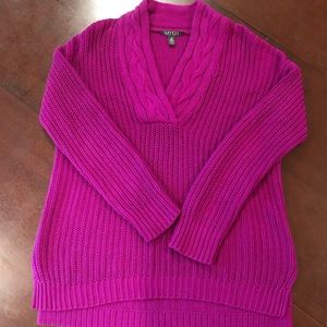 Ralph Lauren Oversize Cable Knit Sweater | Size Medium